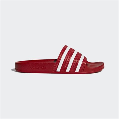 adidas adilette rood zwart|Adidas Adilette.